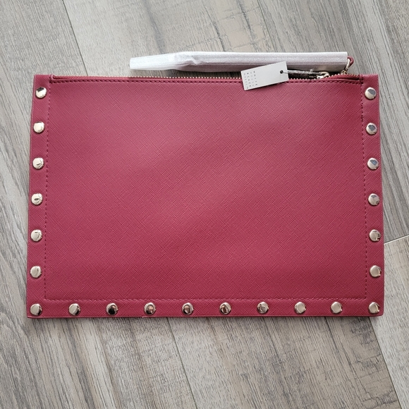 Red Clutch Wristlet Handbag - Picture 5 of 12